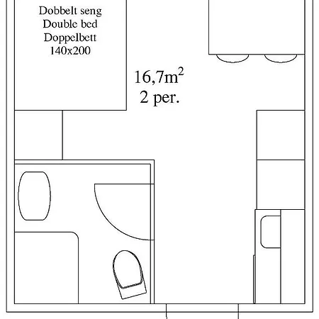 فندق Og Hytteby 3*